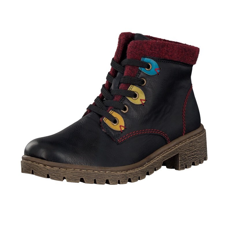 Botas Rieker Y8310-01 Para Mulher - Pretas